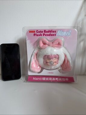 Nanci Cute Buddies Pink Plush Pendant - Adorable Bunny Design
